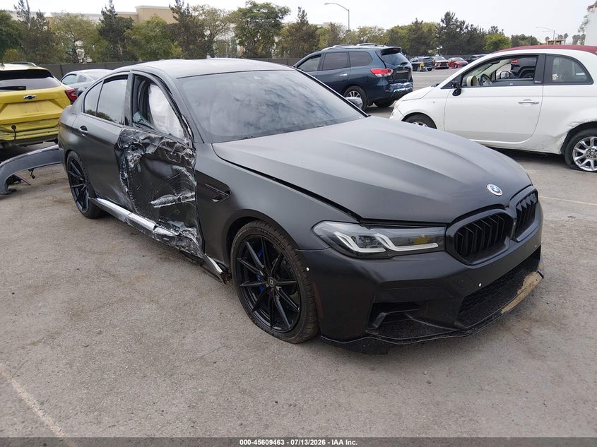 2021 BMW M5 VIN WBS83CH06MCE98298 IAAI salvage auction — RIGHT SIDE, Salvage (California), sold $35,950 on 2026-08-31 (photo 1)