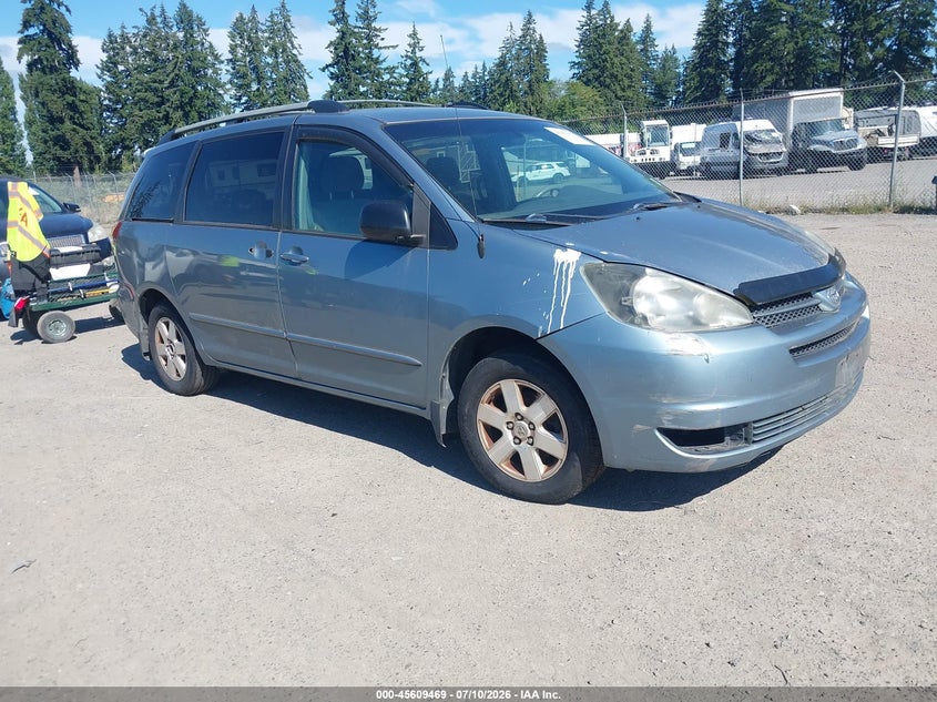 2004 Toyota Sienna VIN 5TDZA23C94S207799 IAAI salvage auction — NORMAL WEAR, Affidavit In Lieu Of Title - Non-Public (Washington), sold $375 on 2026-07-29 (photo 1)