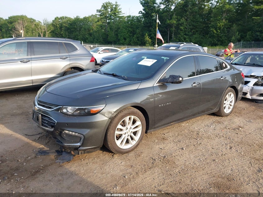 2017 Chevrolet Malibu VIN 1G1ZE5ST9HF164314 IAAI salvage auction — FRONT END, Wait Title, sold $1,350 on 2026-08-23 (photo 2)