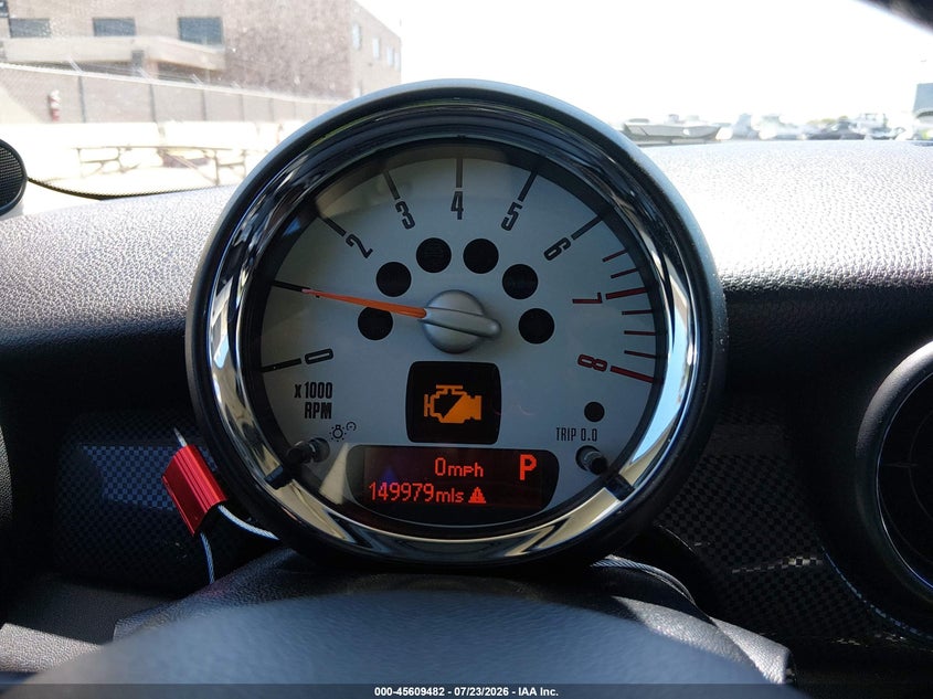 2013 Mini Hard top VIN WMWSV3C51DT389963 IAAI salvage auction — NORMAL WEAR, Clear - Dealer Only (California), sold $125 on 2026-08-01 (photo 7)