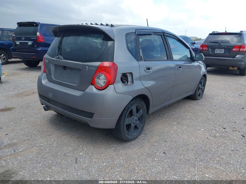 2009 Pontiac G3 VIN KL2TD66EX9B641958 IAAI salvage auction — NORMAL WEAR, Original (Texas), sold $175 on 2026-09-02 (photo 4)