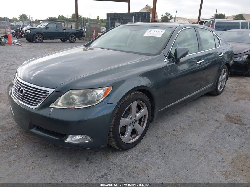 2007 Lexus Ls 460 VIN JTHBL46F175045625 IAAI salvage auction — REAR END, Salvage (California), sold $1,700 on 2026-07-30 (photo 2)