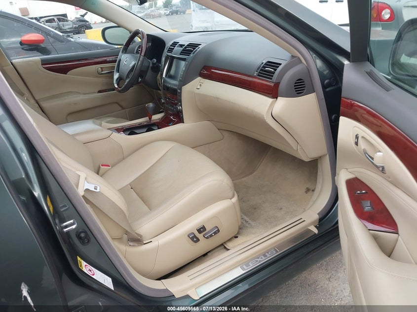 2007 Lexus Ls 460 VIN JTHBL46F175045625 IAAI salvage auction — REAR END, Salvage (California), sold $1,700 on 2026-07-30 (photo 5)