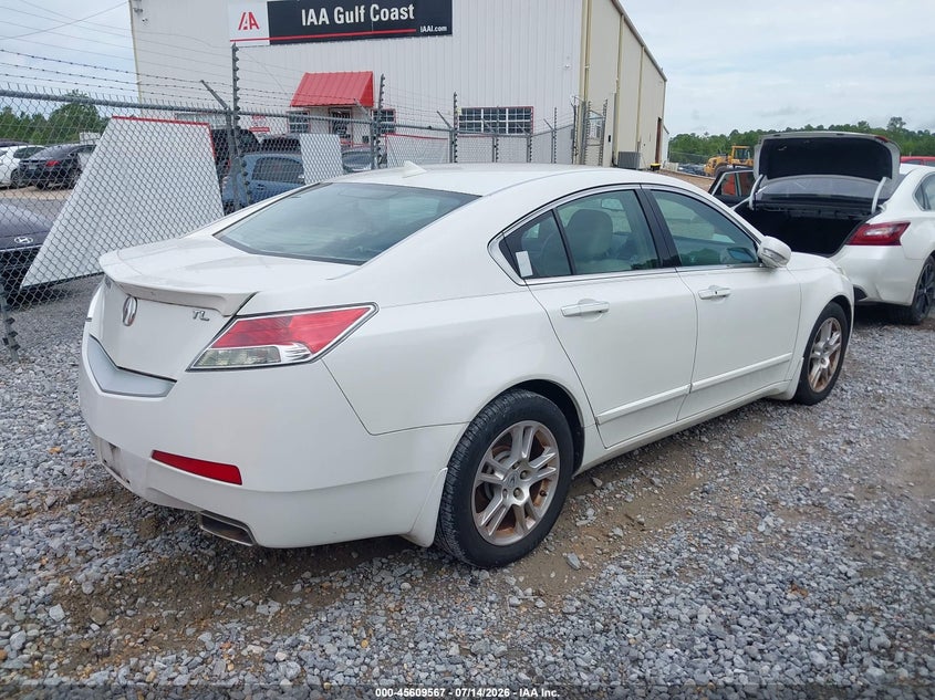 2010 Acura Tl VIN 19UUA8F52AA020229 IAAI salvage auction — NORMAL WEAR, Clear (Alabama), sold $625 on 2026-07-24 (photo 4)