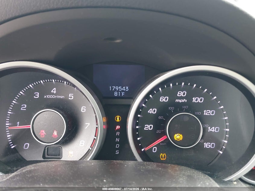 2010 Acura Tl VIN 19UUA8F52AA020229 IAAI salvage auction — NORMAL WEAR, Clear (Alabama), sold $625 on 2026-07-24 (photo 7)