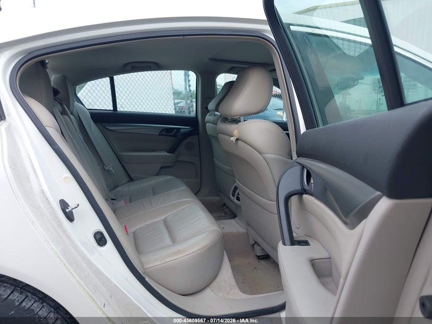 2010 Acura Tl VIN 19UUA8F52AA020229 IAAI salvage auction — NORMAL WEAR, Clear (Alabama), sold $625 on 2026-07-24 (photo 8)