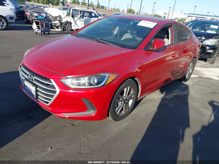 2018 Hyundai Elantra VIN 5NPD84LF2JH322094 IAAI salvage auction — REAR END, Salvage Certificate (California), sold $2,250 on 2026-07-23 (photo 2)