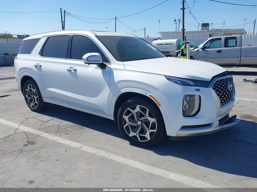 2021 Hyundai Palisade VIN KM8R74HEXMU284385 — IAAI salvage auction photo