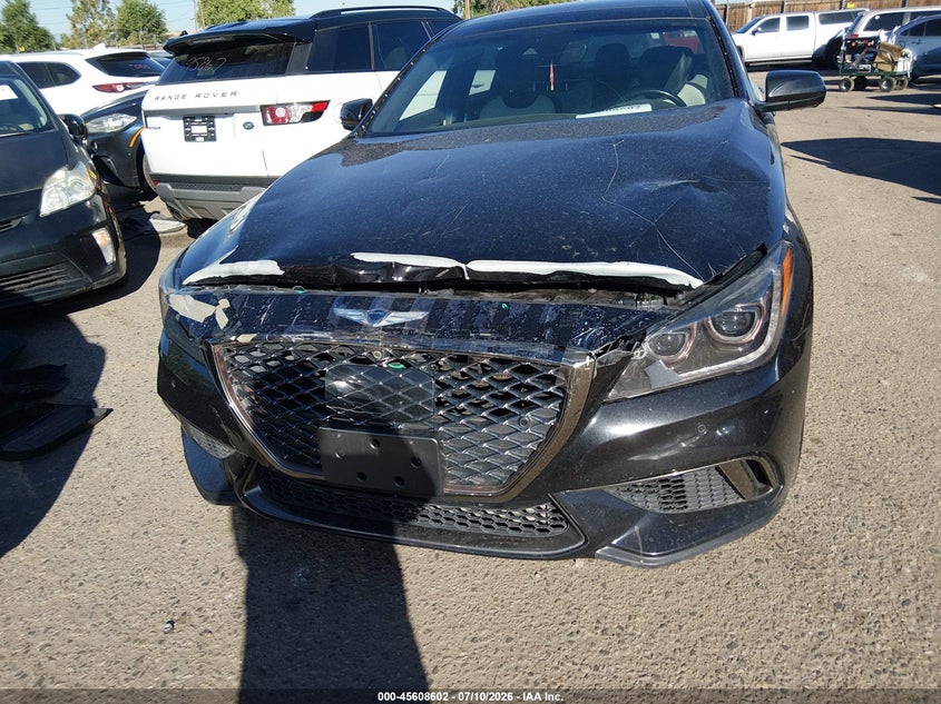 2018 Genesis G80 VIN KMHGN4JB7JU233998 IAAI salvage auction — REPOSSESSION, Salvage Title, sold $4,750 on 2026-09-25 (photo 6)
