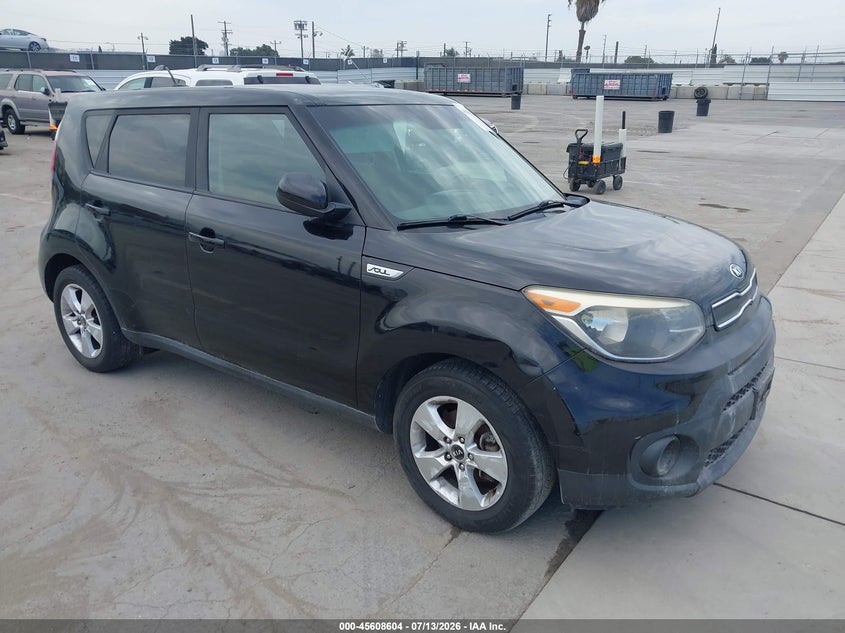 2017 Kia Soul VIN KNDJN2A24H7488731 IAAI salvage auction — LEFT SIDE, Salvage Title (California), sold $850 on 2026-07-22 (photo 1)