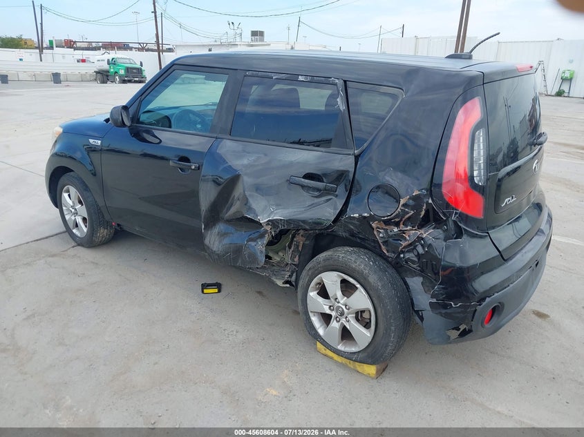 2017 Kia Soul VIN KNDJN2A24H7488731 IAAI salvage auction — LEFT SIDE, Salvage Title (California), sold $850 on 2026-07-22 (photo 3)