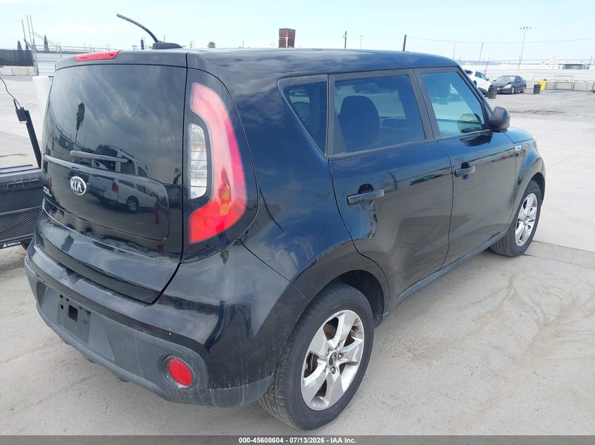 2017 Kia Soul VIN KNDJN2A24H7488731 IAAI salvage auction — LEFT SIDE, Salvage Title (California), sold $850 on 2026-07-22 (photo 4)