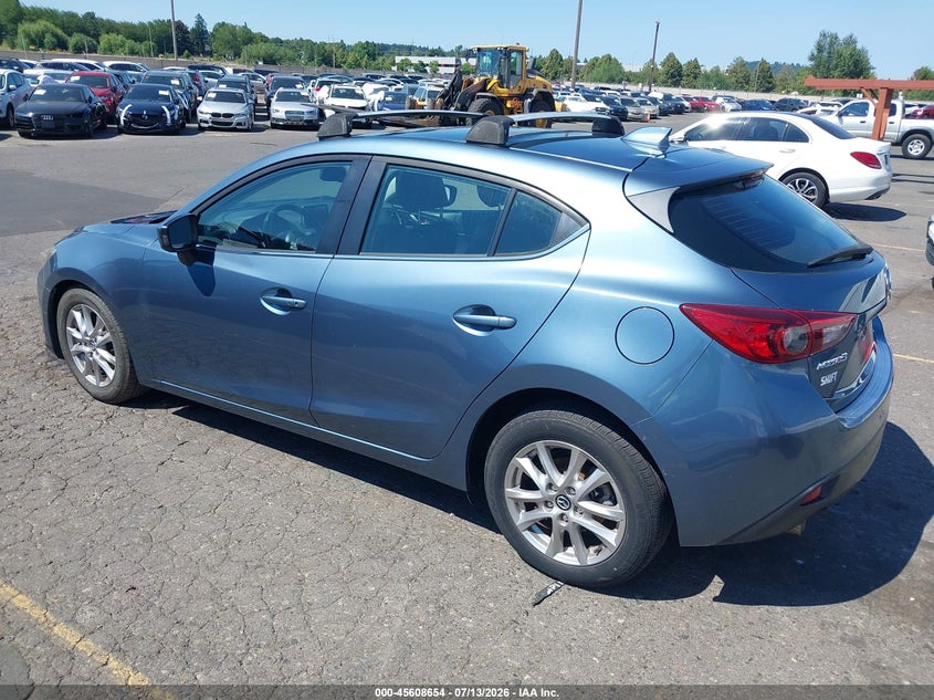 2015 Mazda 3 VIN JM1BM1M76F1240683 IAAI salvage auction — RIGHT SIDE, Salvage (Oregon), sold $1,875 on 2026-09-27 (photo 3)