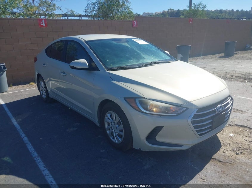 2017 Hyundai Elantra VIN KMHD74LF8HU417502 IAAI salvage auction — NORMAL WEAR, Clear - Dealer Only (California), sold $1,725 on 2026-07-17 (photo 1)