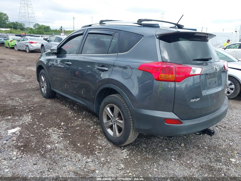2015 Toyota Rav 4 VIN JTMRFREV0FD137648 IAAI salvage auction — NORMAL WEAR, Original (Ohio), sold $3,550 on 2026-07-30 (photo 3)