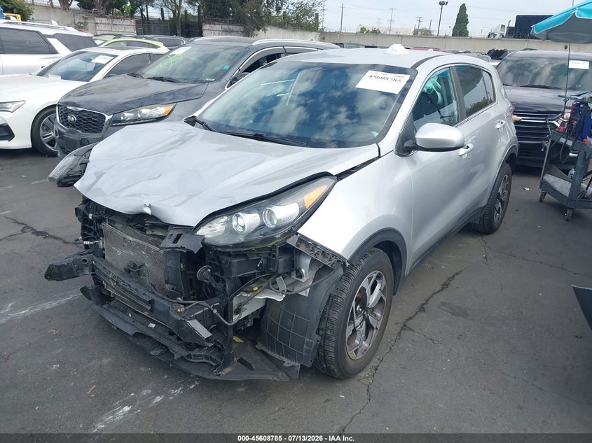 2020 Kia Sportage VIN KNDPM3AC5L7739857 IAAI salvage auction — FRONT END, Salvage Title, sold $2,500 on 2026-08-29 (photo 2)