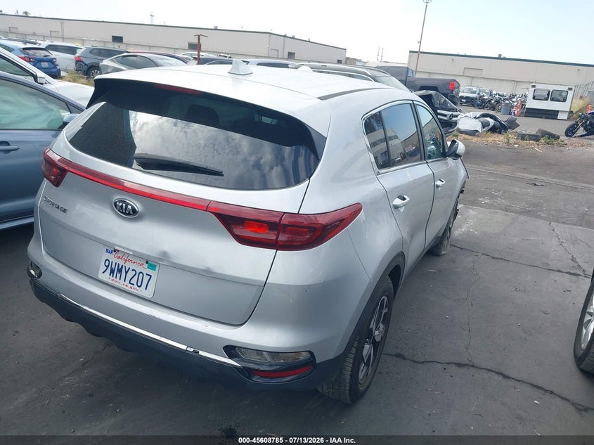 2020 Kia Sportage VIN KNDPM3AC5L7739857 IAAI salvage auction — FRONT END, Salvage Title, sold $2,500 on 2026-08-29 (photo 4)