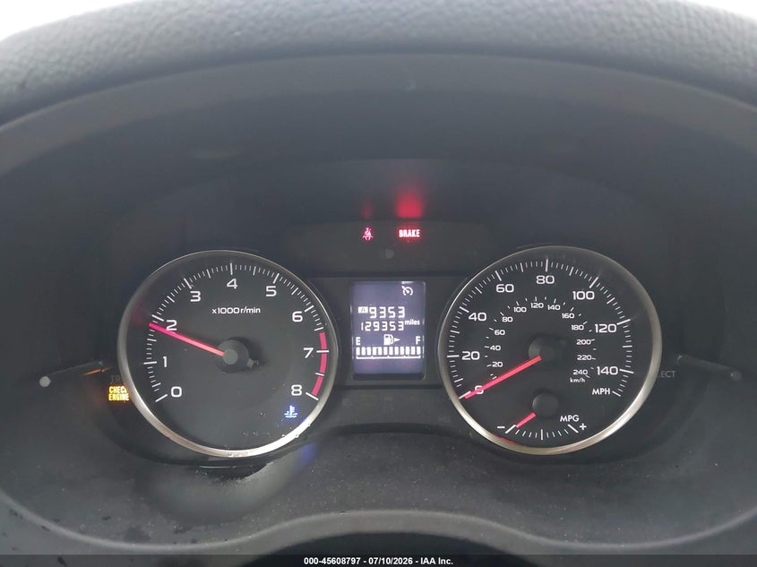 2015 Subaru Xv crosstrek VIN JF2GPAAC3F9212972 IAAI salvage auction — NORMAL WEAR, Clear (Tennessee), sold $875 on 2026-07-17 (photo 7)