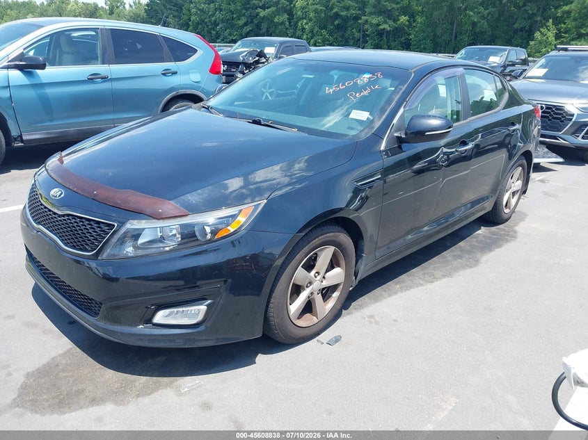 2015 Kia Optima VIN 5XXGM4A75FG462454 IAAI salvage auction — NORMAL WEAR, Clear (North Carolina), sold $775 on 2026-07-15 (photo 2)