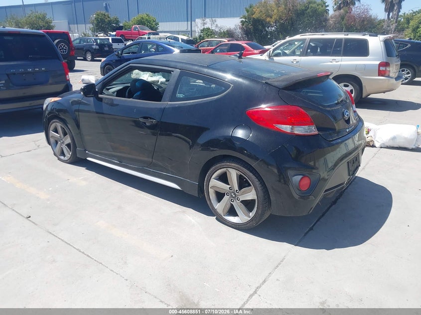 2015 Hyundai Veloster VIN KMHTC6AE4FU221695 IAAI salvage auction — NORMAL WEAR, Clear - Dealer Only (California), sold $350 on 2026-07-27 (photo 3)