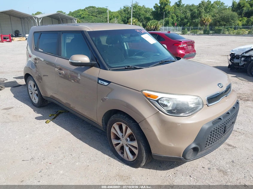 2014 Kia Soul VIN KNDJP3A55E7054890 IAAI salvage auction — NORMAL WEAR, Clear (Florida), sold $775 on 2026-07-17 (photo 1)