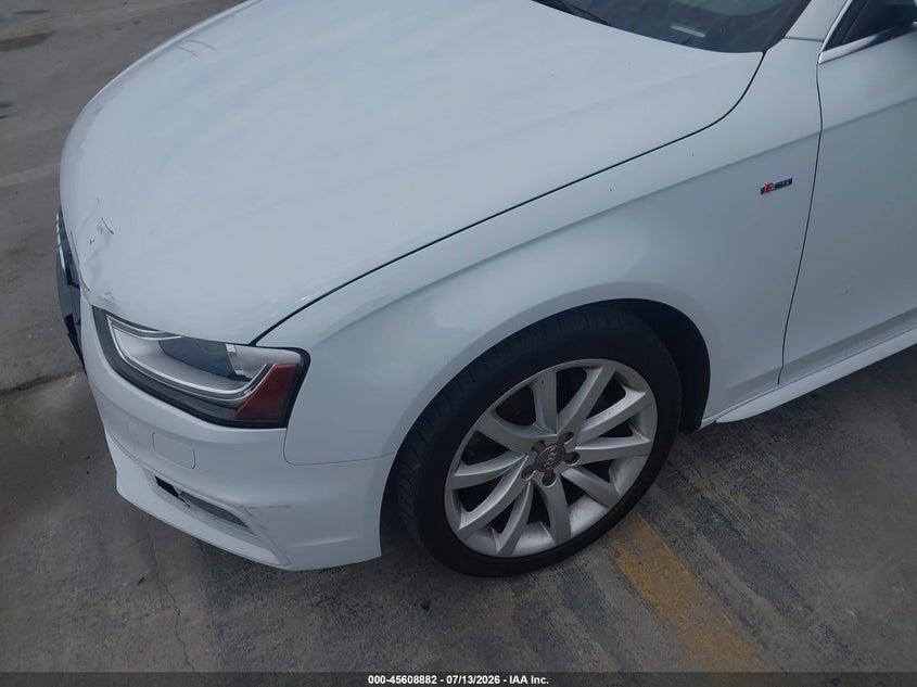 2014 Audi A4 VIN WAUBFAFL0EN028046 IAAI salvage auction — FRONT END, Salvage Title, sold $1,650 on 2026-07-31 (photo 6)