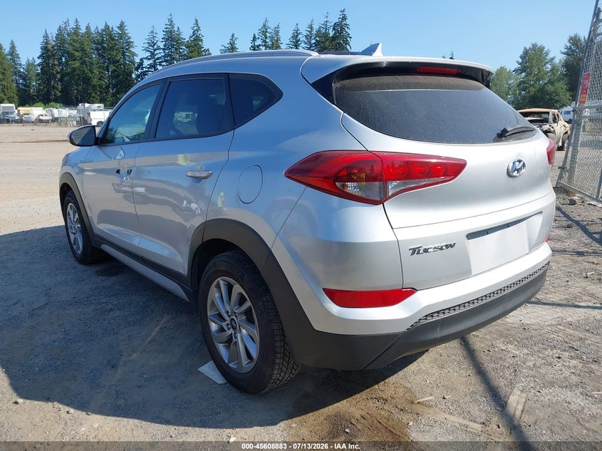 2018 Hyundai Tucson VIN KM8J33A46JU669488 IAAI salvage auction — THEFT, Bill Of Sale (Washington), sold $175 on 2026-07-29 (photo 3)
