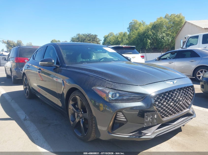 2020 Genesis G70 VIN KMTG34LE0LU058175 IAAI salvage auction — LEFT REAR, Salvage (California), sold $5,625 on 2026-07-28 (photo 1)