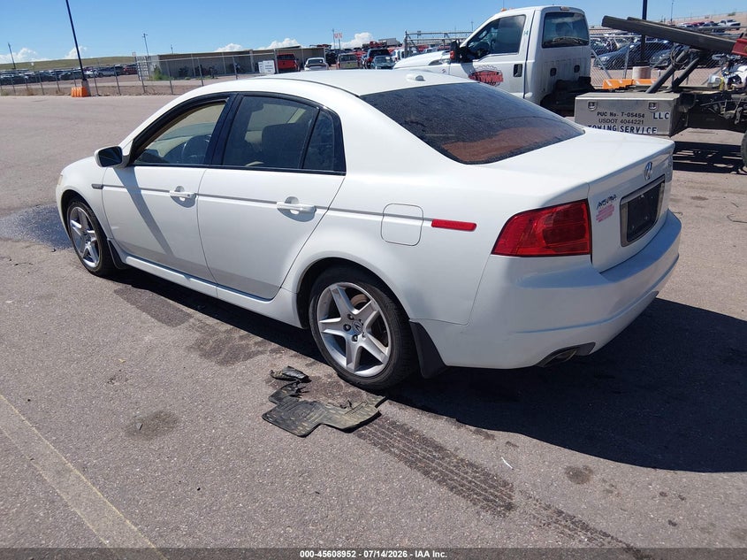 2006 Acura Tl VIN 19UUA66216A042224 IAAI salvage auction — NORMAL WEAR, Clear (Colorado), sold $1,200 on 2026-07-22 (photo 3)