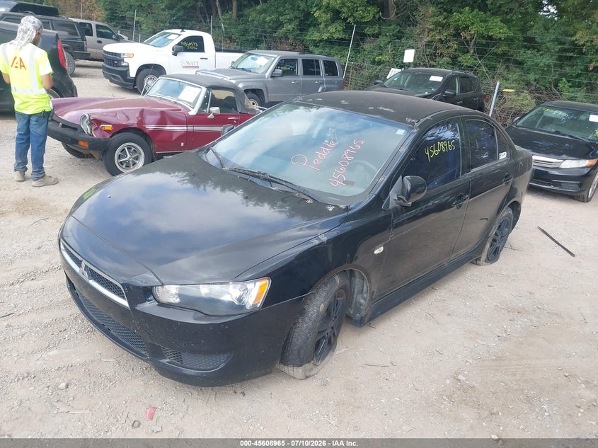 2012 Mitsubishi Lancer VIN JA32U2FU1CU030204 IAAI salvage auction — NORMAL WEAR, Rebuilt (Indiana), sold $325 on 2026-07-29 (photo 2)