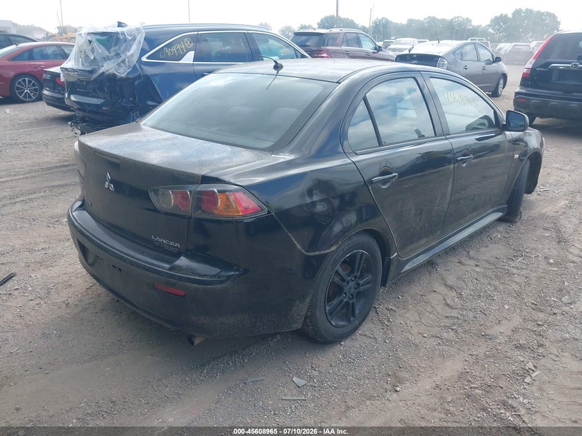 2012 Mitsubishi Lancer VIN JA32U2FU1CU030204 IAAI salvage auction — NORMAL WEAR, Rebuilt (Indiana), sold $325 on 2026-07-29 (photo 4)