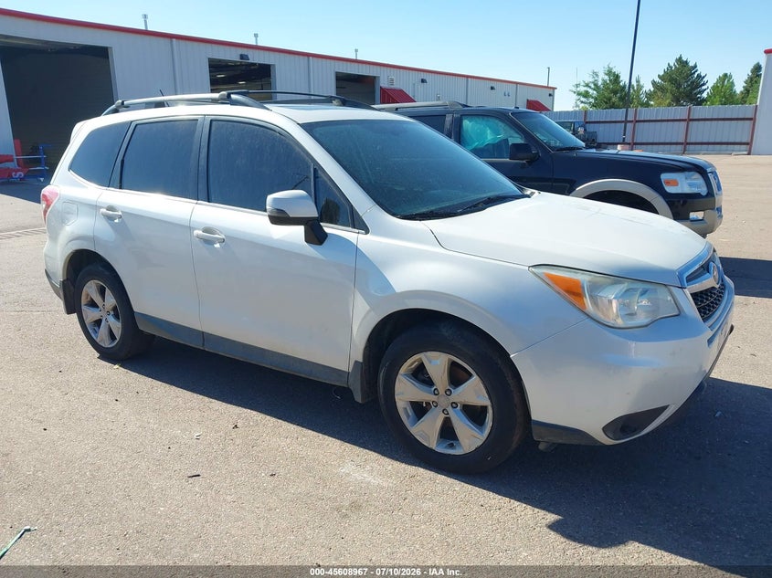 2014 Subaru Forester VIN JF2SJAMC9EH558374 IAAI salvage auction — NORMAL WEAR, Clear (Colorado), sold $675 on 2026-07-22 (photo 1)