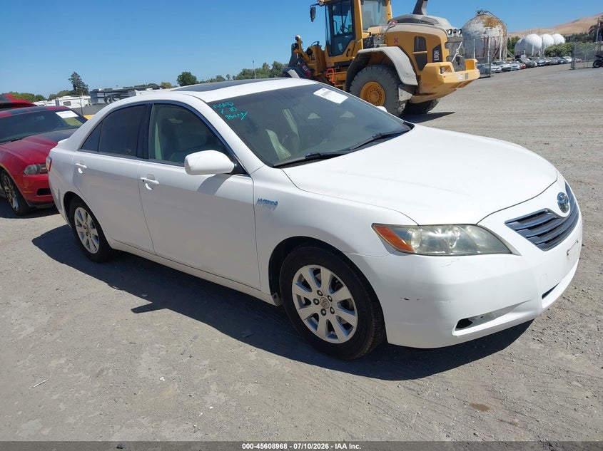 2007 Toyota Camry hybrid VIN JTNBB46K473019531 IAAI salvage auction — NORMAL WEAR, Clear - Dealer Only (California), sold $900 on 2026-07-30 (photo 1)