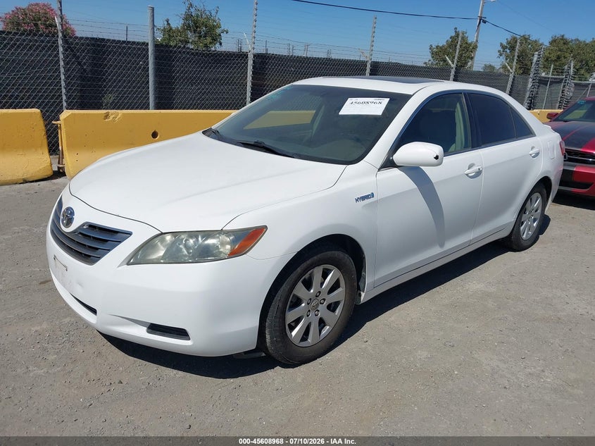 2007 Toyota Camry hybrid VIN JTNBB46K473019531 IAAI salvage auction — NORMAL WEAR, Clear - Dealer Only (California), sold $900 on 2026-07-30 (photo 2)
