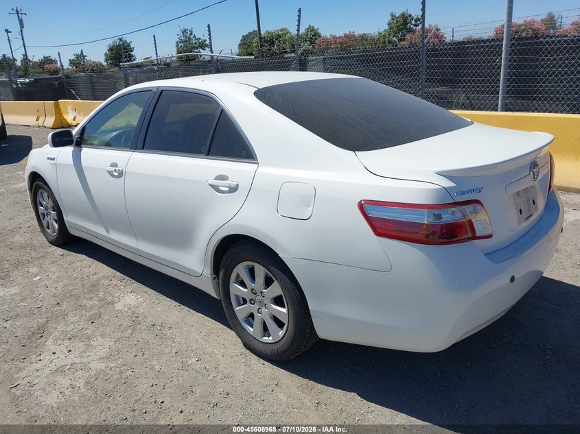 2007 Toyota Camry hybrid VIN JTNBB46K473019531 IAAI salvage auction — NORMAL WEAR, Clear - Dealer Only (California), sold $900 on 2026-07-30 (photo 3)