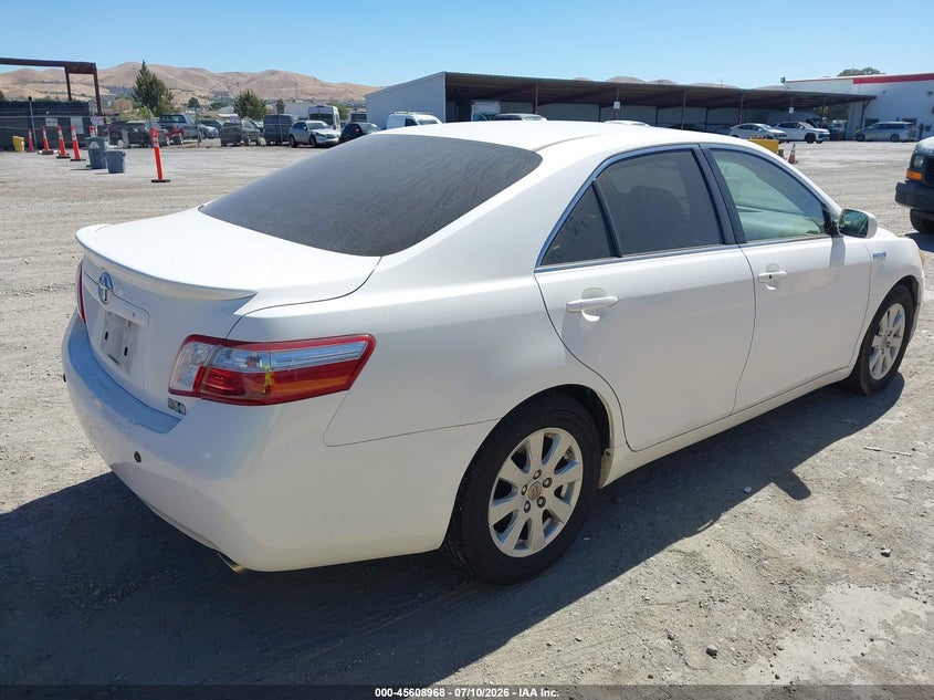 2007 Toyota Camry hybrid VIN JTNBB46K473019531 IAAI salvage auction — NORMAL WEAR, Clear - Dealer Only (California), sold $900 on 2026-07-30 (photo 4)