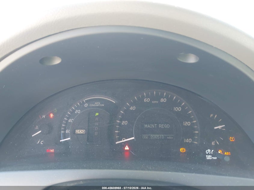 2007 Toyota Camry hybrid VIN JTNBB46K473019531 IAAI salvage auction — NORMAL WEAR, Clear - Dealer Only (California), sold $900 on 2026-07-30 (photo 7)