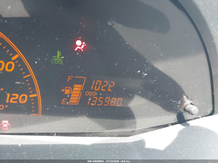 2010 Toyota Yaris VIN JTDJT4K37A5304926 IAAI salvage auction — NORMAL WEAR, Clear (New York), sold $625 on 2026-07-28 (photo 7)