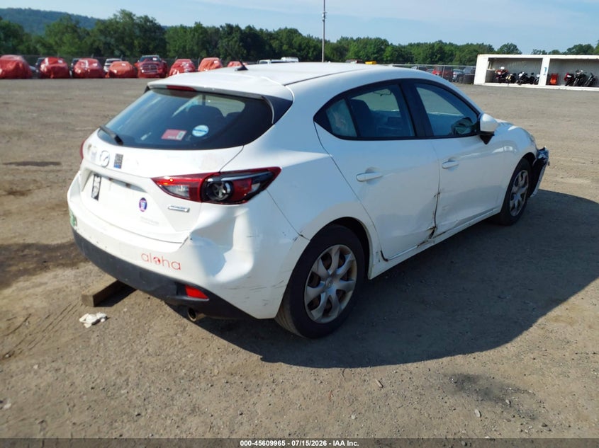 2014 Mazda 3 VIN JM1BM1K70E1205865 IAAI salvage auction — NORMAL WEAR, Clear (New Jersey), sold $25 on 2026-07-30 (photo 4)