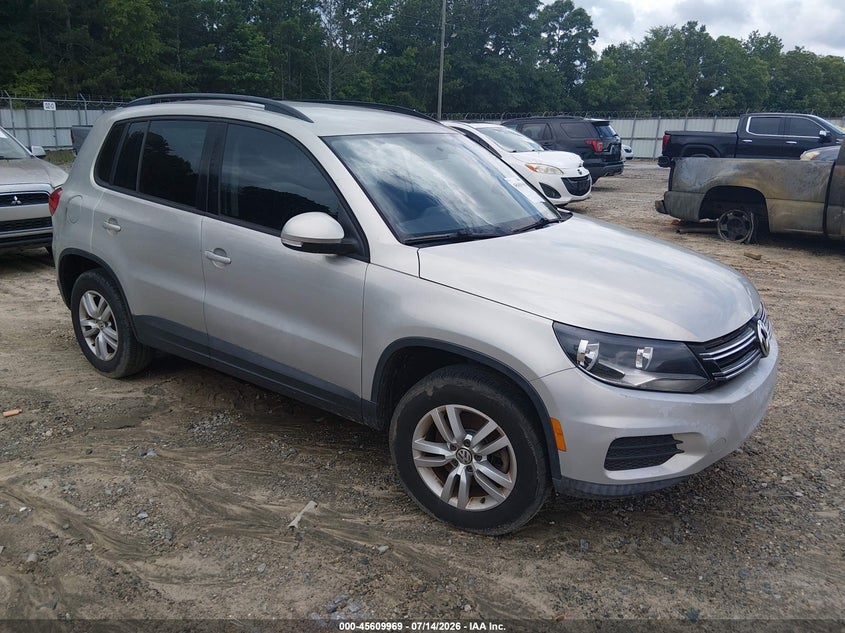 2015 Volkswagen Tiguan VIN WVGAV7AX4FW615923 IAAI salvage auction — NORMAL WEAR, Clear (Georgia), sold $275 on 2026-07-30 (photo 1)