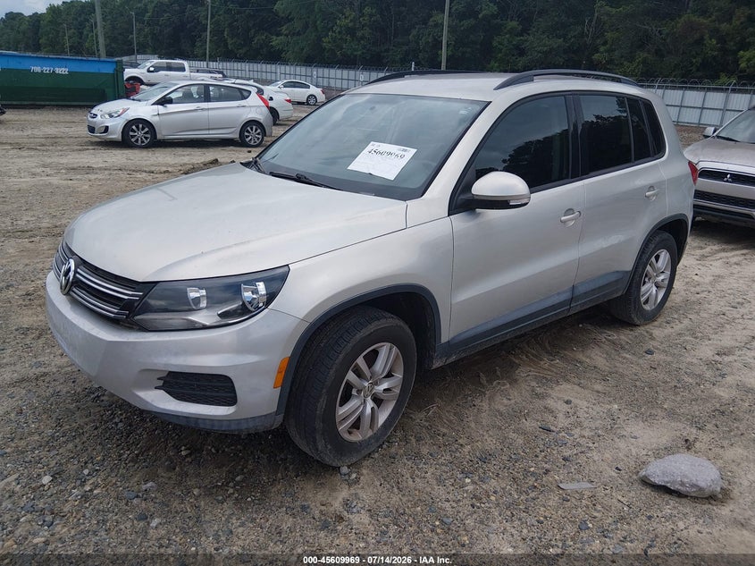 2015 Volkswagen Tiguan VIN WVGAV7AX4FW615923 IAAI salvage auction — NORMAL WEAR, Clear (Georgia), sold $275 on 2026-07-30 (photo 2)