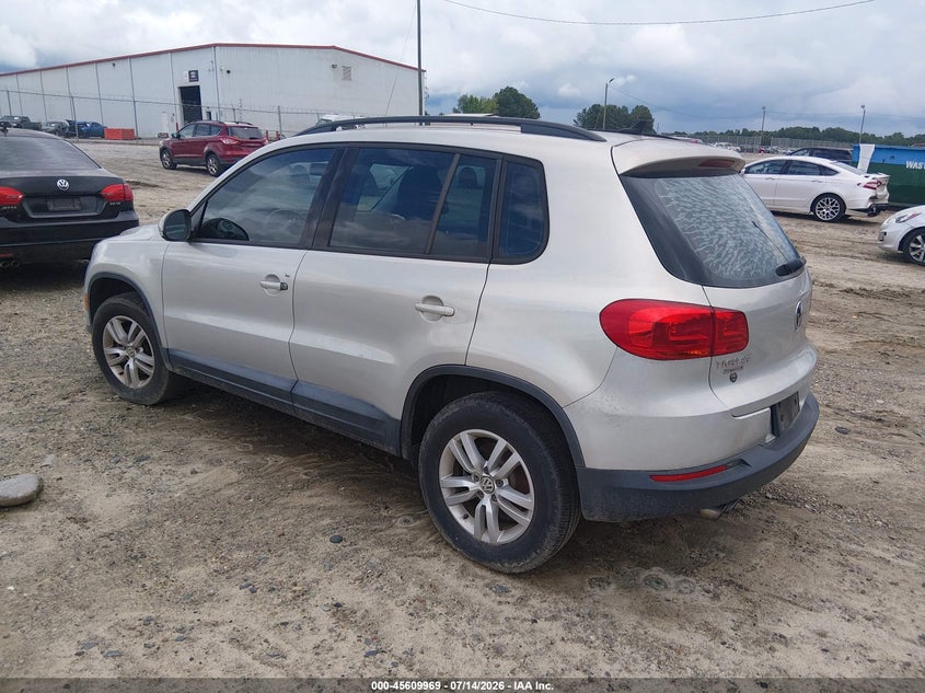 2015 Volkswagen Tiguan VIN WVGAV7AX4FW615923 IAAI salvage auction — NORMAL WEAR, Clear (Georgia), sold $275 on 2026-07-30 (photo 3)