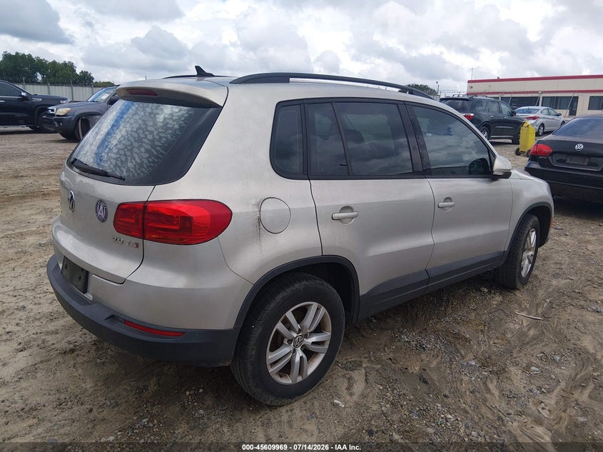 2015 Volkswagen Tiguan VIN WVGAV7AX4FW615923 IAAI salvage auction — NORMAL WEAR, Clear (Georgia), sold $275 on 2026-07-30 (photo 4)