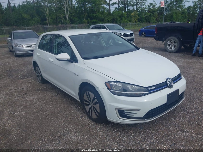 2019 Volkswagen E-golf VIN WVWKR7AU3KW910153 IAAI salvage auction — FRONT END, Clear (Florida), sold $3,300 on 2026-07-16 (photo 1)