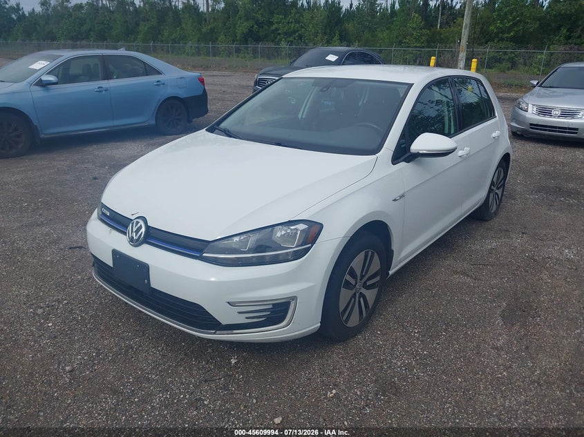 2019 Volkswagen E-golf VIN WVWKR7AU3KW910153 IAAI salvage auction — FRONT END, Clear (Florida), sold $3,300 on 2026-07-16 (photo 2)