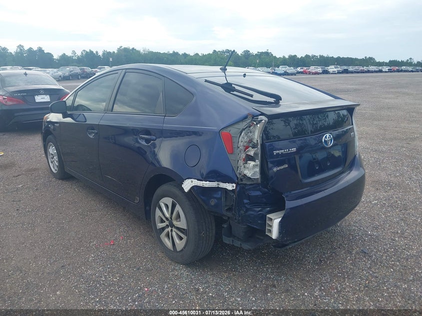 2014 Toyota Prius VIN JTDKN3DU7E0385069 IAAI salvage auction — RIGHT FRONT, Clear (Florida), sold $1,025 on 2026-07-28 (photo 3)