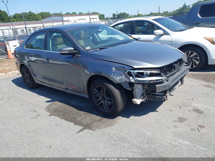 2015 Volkswagen Jetta VIN 3VWD07AJ9FM282689 IAAI salvage auction — FRONT END, Salvage (North Carolina), sold $875 on 2026-08-22 (photo 1)