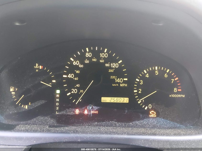 2000 Lexus Rx 300 VIN JT6GF10U4Y0073803 IAAI salvage auction — NORMAL WEAR, Clear (Virginia), sold $375 on 2026-07-28 (photo 7)