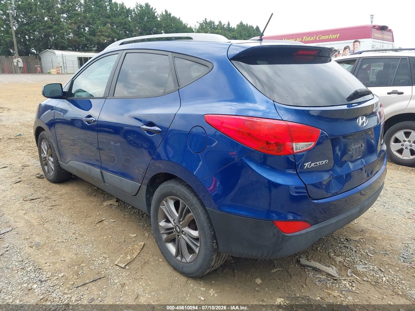 2015 Hyundai Tucson VIN KM8JUCAG0FU982647 IAAI salvage auction — NORMAL WEAR, Clear (Virginia), sold $2,225 on 2026-07-27 (photo 3)