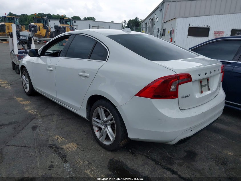 2015 Volvo S60 VIN YV1612TB4F1317969 IAAI salvage auction — NORMAL WEAR, Clear (Virginia), sold $925 on 2026-07-30 (photo 3)